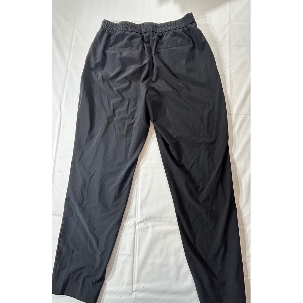 Banana Republic Black Pull On Elastic Waist Tapered Pants Small